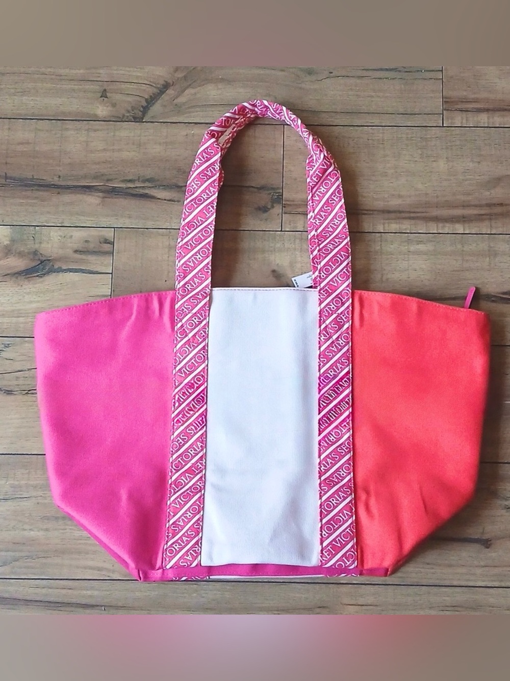 Victoria’s Secret Pink Colorblock Beach Tote